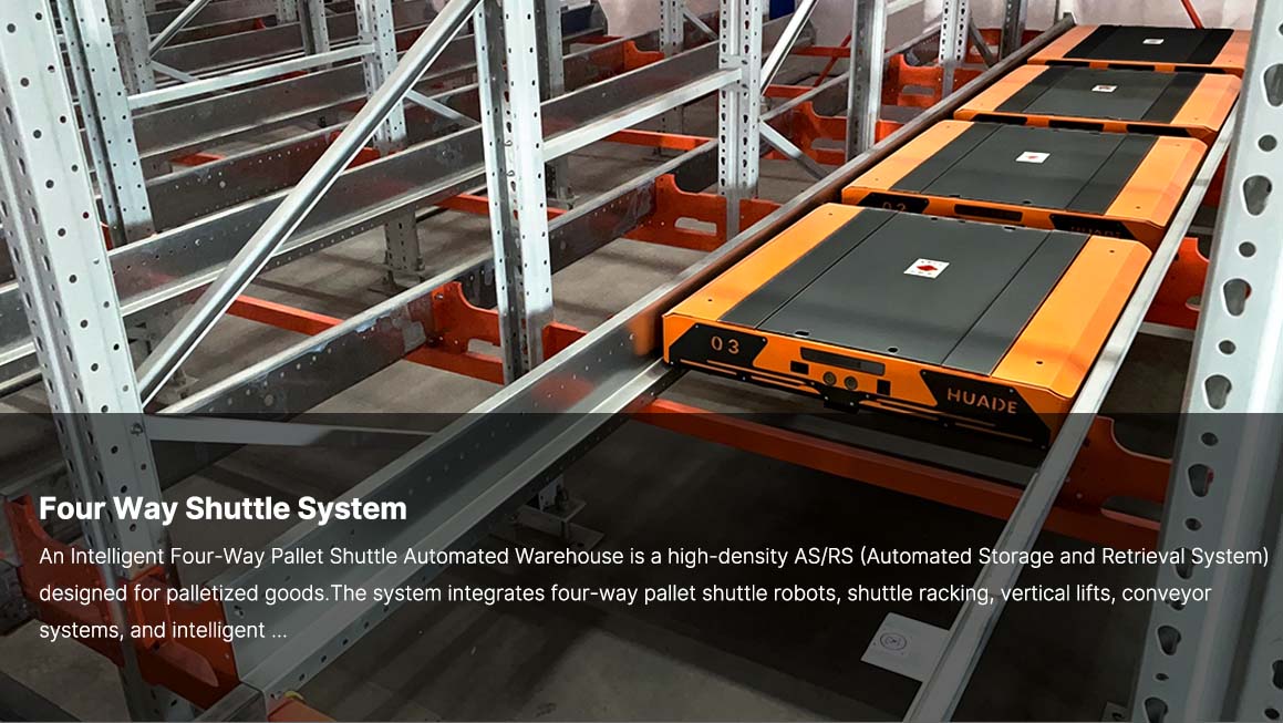 Four way shuttle system